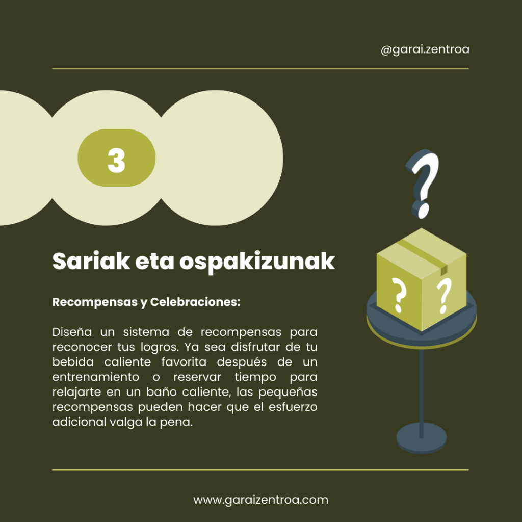 NEGUAN ENTRENATZEKO MOTIBAZIOA: SARIAK ETA OSPAKIZUNAK